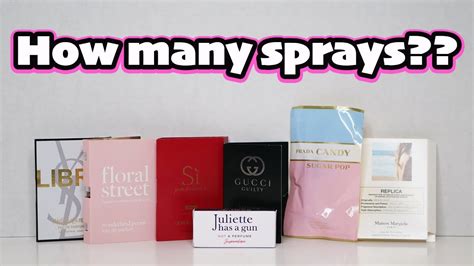 reddit fragrance how many sprays